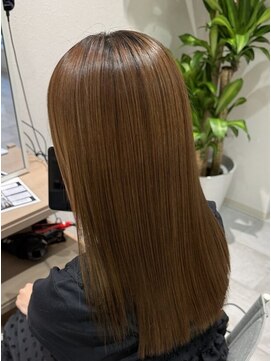 ティエナビューティー(TIENA BEAUTY) #透け感ロングレイヤー #ブリーチなしカラー #髪質改善 #天神