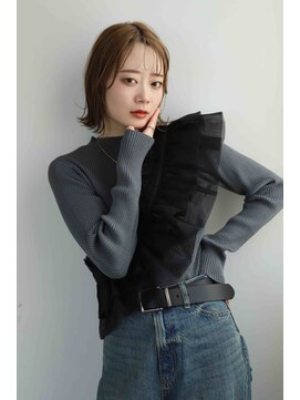 フラミューム 藤枝(flammeum) 切りっぱなしボブ