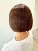 可愛い、アゴラインのボブ