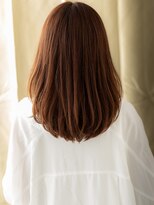 モッズヘア 上尾西口店(mod's hair) ココアブラウン抜け感ミディアムレイヤースタイルY上尾30代40代