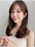 似合わせカット小顔カット外ハネボブクラゲヘアーモテ髪黒髪