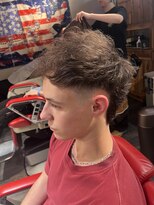 サンアンドマーリィズバーバー 駅前店(SON&MARLEY'S BAR BER)&nbsp;マレット　スキンフェード　メンズショート　本厚木　海老名