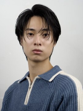 オーシャントーキョーオーバー 渋谷(OCEAN TOKYO OVER) 韓国マッシュセンターパートツーブロックフェザーパーマシャドウ