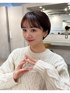 ザ ブリンク(THE BLINK) THE BLINK大人可愛いショートマッシュショートオリーブベージュ