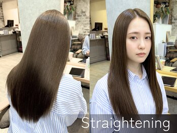 ヘアリゾート エーアイ 浅草ROX店(hair resort Ai)の写真/クセ・うねりを徹底補正◎柔らかく自然にまとまる極上縮毛矯正。湿気や雨の日でも扱いやすい理想の仕上がり