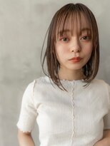 ケアリー 東浦和(Carelly) デザインカラー/レイヤーカット/ウェットヘア/オリーブベージュ