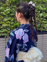 フォーエス(4S)&nbsp;ポニーテールツイン ～浴衣ヘアアレンジ～