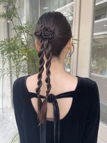 コノカ 北浜(KONOKA)&nbsp;カチモリヘア×ツインロープアレンジ