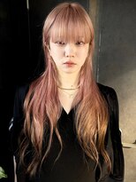 イリス 心斎橋(.elice)&nbsp;セミロングアンブレラカラーミニウルフショートウルフ前髪50代