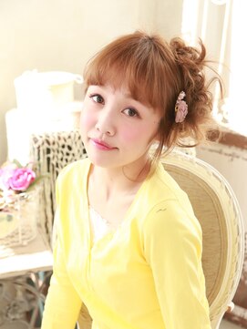 髪質改善と縮毛矯正の専門店 サンティエ(scintiller) 【scintiller鹿児島】カジュアルフェミニンなヘアアレンジ