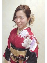 アムールマヤ&nbsp;成人式アップスタイル☆