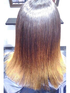 エイモアヘアサロン(A more hair salon) 【縮毛矯正】+【ダメージ補修トリートメント】