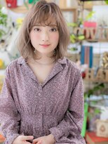 カバーヘア ブリス 川口(COVER HAIR bliss)&nbsp;*bliss川口*くせ毛風カールで抜け感…ゆるカールボブa