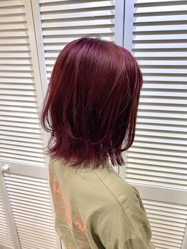 エイト 沖縄豊崎店(EIGHT toyosaki) 【EIGHT 豊崎】お客様スタイル_ネオウルフ　pink violet