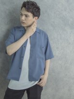 ミンクス 原宿店(MINX)&nbsp;くせ毛風パーマ　かき上げヘア