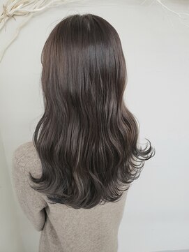 ニコ(nico...) 韓国風ムルギョル巻き☆黄色味を抑えたPURPLEカラー♪