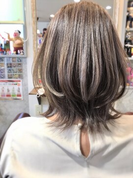 ヘア メイク ココ(hair make coco) モノトーン×ラベンダー