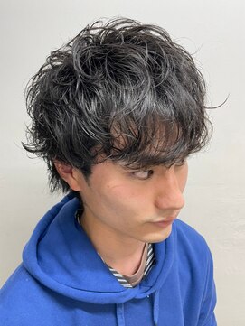 銀座マツナガ 浅草店 無造作グランジくせ毛風空気感スパイラルパーマカジュアル