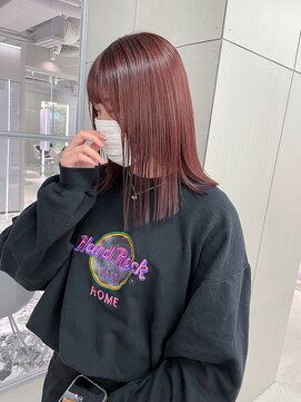 ジェム(GEM) レッドブラウン/切りっぱなしカット