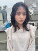 抜け感レイヤーロブ