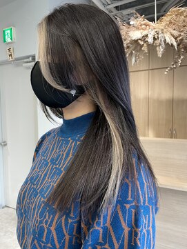 アヴァンス 京橋店(AVANCE) かきあげ前髪とインナーカラー