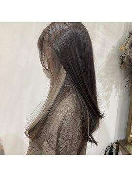 メール(Mer...) ☆ホワイトベージュインナーカラー☆横山飛翔