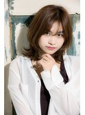 ベージュ ダブルカラー インナーカラー 韓国 20代 30代40代 前髪