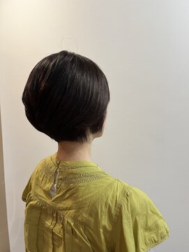 ピュアソウル(Pure Soul) ニューヨークドライカット×くせ毛いかしショートボブ