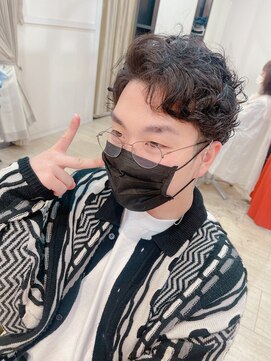 マイスタイル 大井町店(My jStyle by Yamano) ツイストスパイラルメンズミディアムツーブロックモテ髪