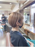 ハイトーンショートボブ