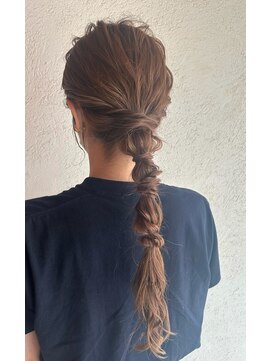 ヘアーリゾート ビッグアップ(hair resort Big up) 編み下ろし
