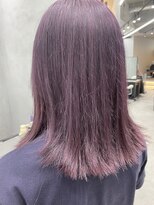 ヘアサロン ドット トウキョウ カラー 町田店(hair salon dot. tokyo color) マチルダボブ/ピンクベージュ/インナーグレージュ/ウルフ/前髪