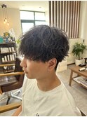 波巻きマッシュ/王道スタイル/刈り上げ