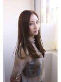 30代40代ブリーチなしダブルカラーピンクベージュ