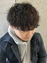 ニアウ 太田店(Niau)&nbsp;メンズパーマ波巻きスパイラルパーマツイストスパイラルパーマ