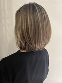 40代/50代におすすめ白髪もぼかせる地毛ハイライト/白髪ぼかし