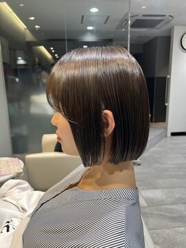 ステラバイケンジ(STELLA by KENJE) 大人綺麗ボブ/藤沢/髪質改善縮毛矯正/ショート/脱白髪染め透明感