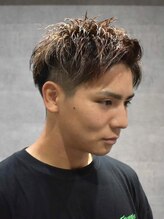 バーバーハウス ラヴィ(Barber House Lavie) ハイライト/メンズカット/メンズ /スパイキーショート/眉毛
