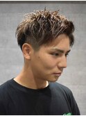 ハイライト/メンズカット/メンズ /スパイキーショート/眉毛