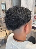 伸ばしかけでもサーフカール風パーマ セクシーな艶髪毛流れ