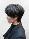 ニュアンスパーマ×ショート