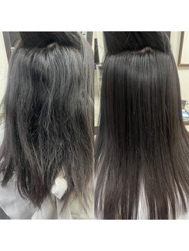 コレットヘア(Colette hair) バージン毛には縮毛矯正/髪質改善