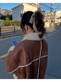 ポニーテールアレンジ