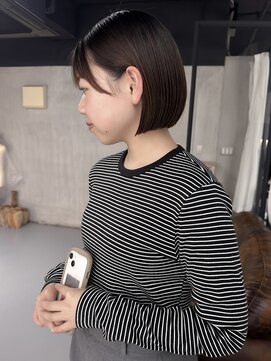 カイコヘアーアンドアートスタジオ(kaiko hair&art studio) ミニボブ / ボブスタイル / ぷつんとボブ