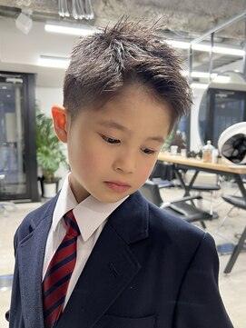 小学生カットメンズ【Nuage'表参道/南青山】爽やかショート