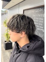 ラブヘアーグリーン(LOVEHAIRGREeN)&nbsp;メッシュ×波巻きパーマ