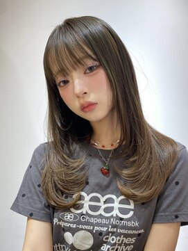 ロンドアンメゾン 原宿(Lond un Maison.) 韓国風ヘア/レイヤーカット/ワンカール/顔周りカット/艶カラー