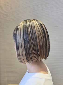 ヘアメイク アリエス 岩切店(HAIR MAKE aries) アンブレラカラー×モードボブ 仙台 利府 多賀城 20代30代40代