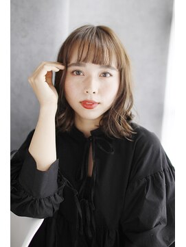 シュシュット(chouchoute) 暗めカラーフェイスフレーミングランマッシュデザインカラー/038