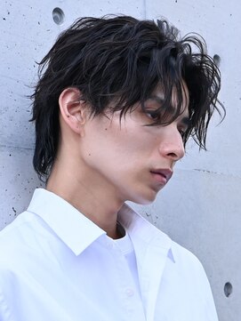 フィフス(fifth) 原宿波巻きパーマメンズカットマッシュウルフシャドウパーマ30代